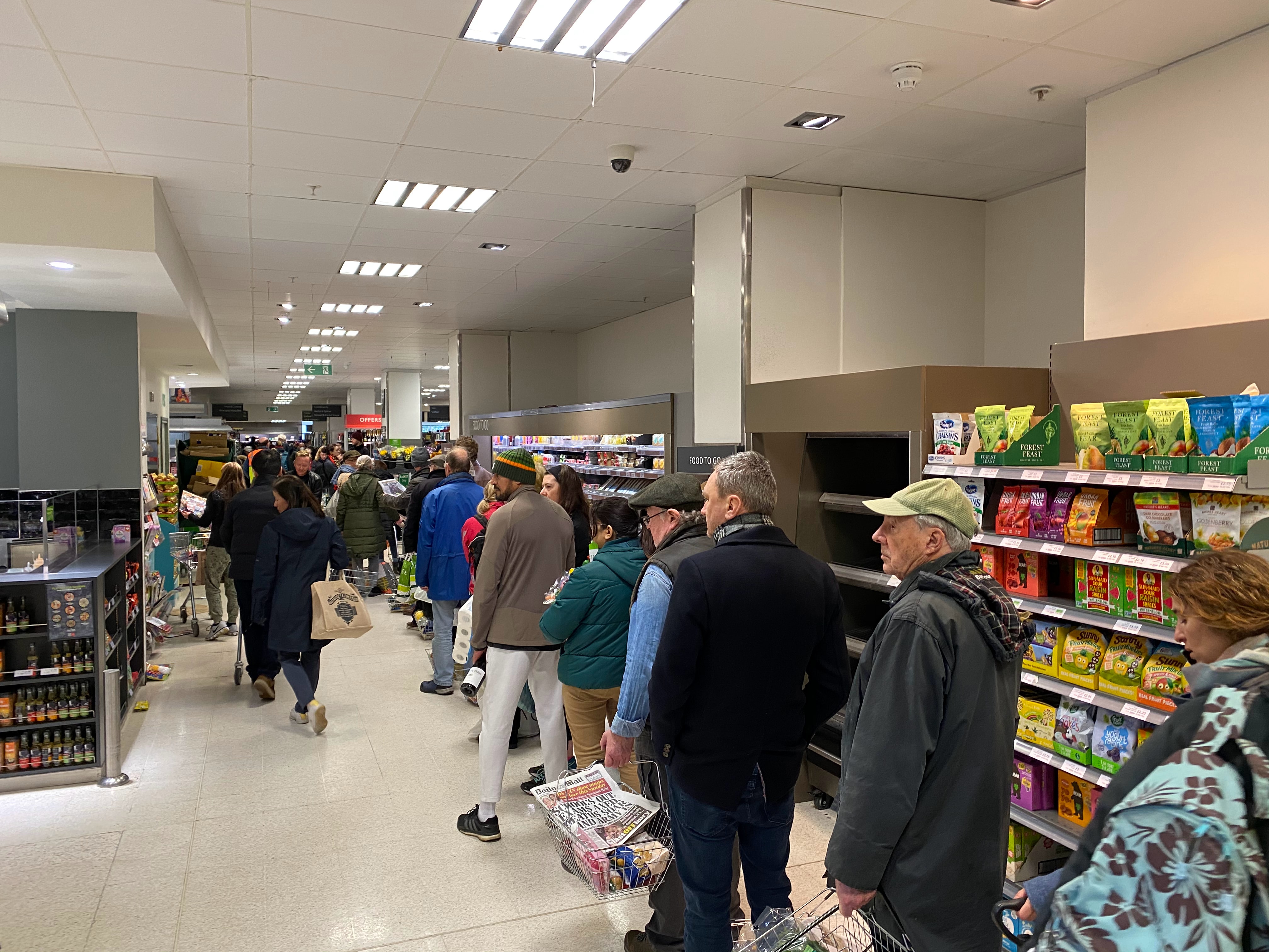 Cutting in Line at Super Markets